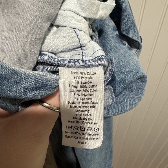 Janie Jack Denim Ruffled Jumpsuit Girls 7 - Picture 6 of 7